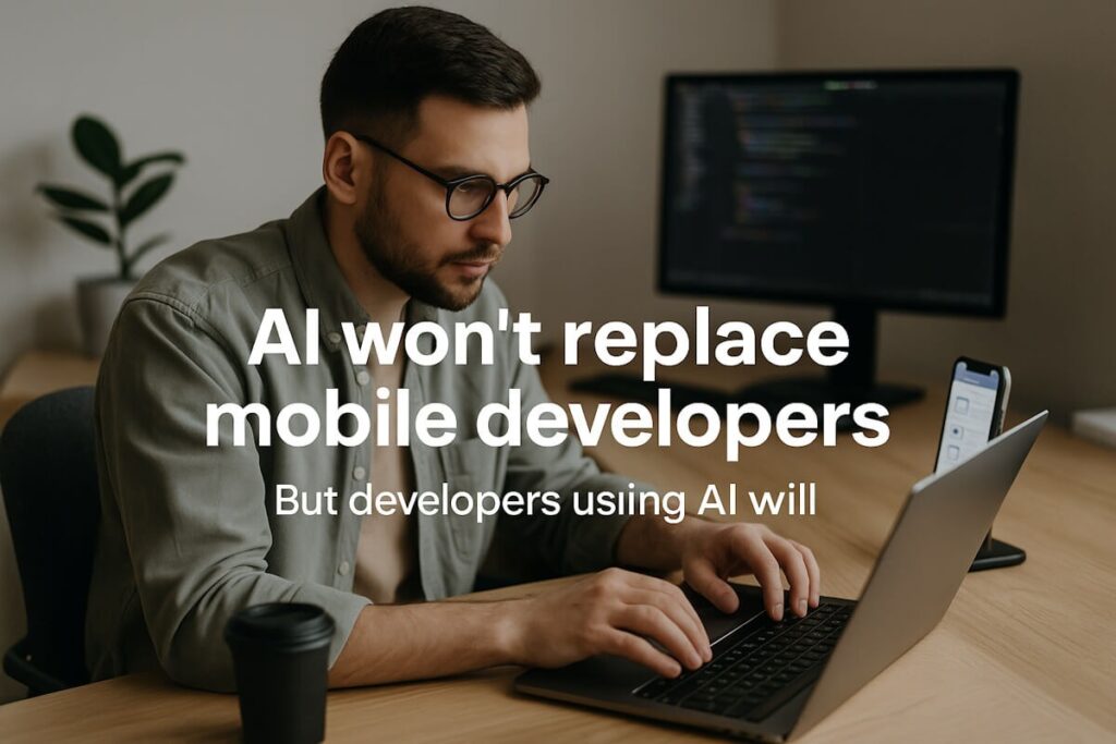 Why AI Won’t Replace Mobile Devs (But Developers Who Use AI Will)